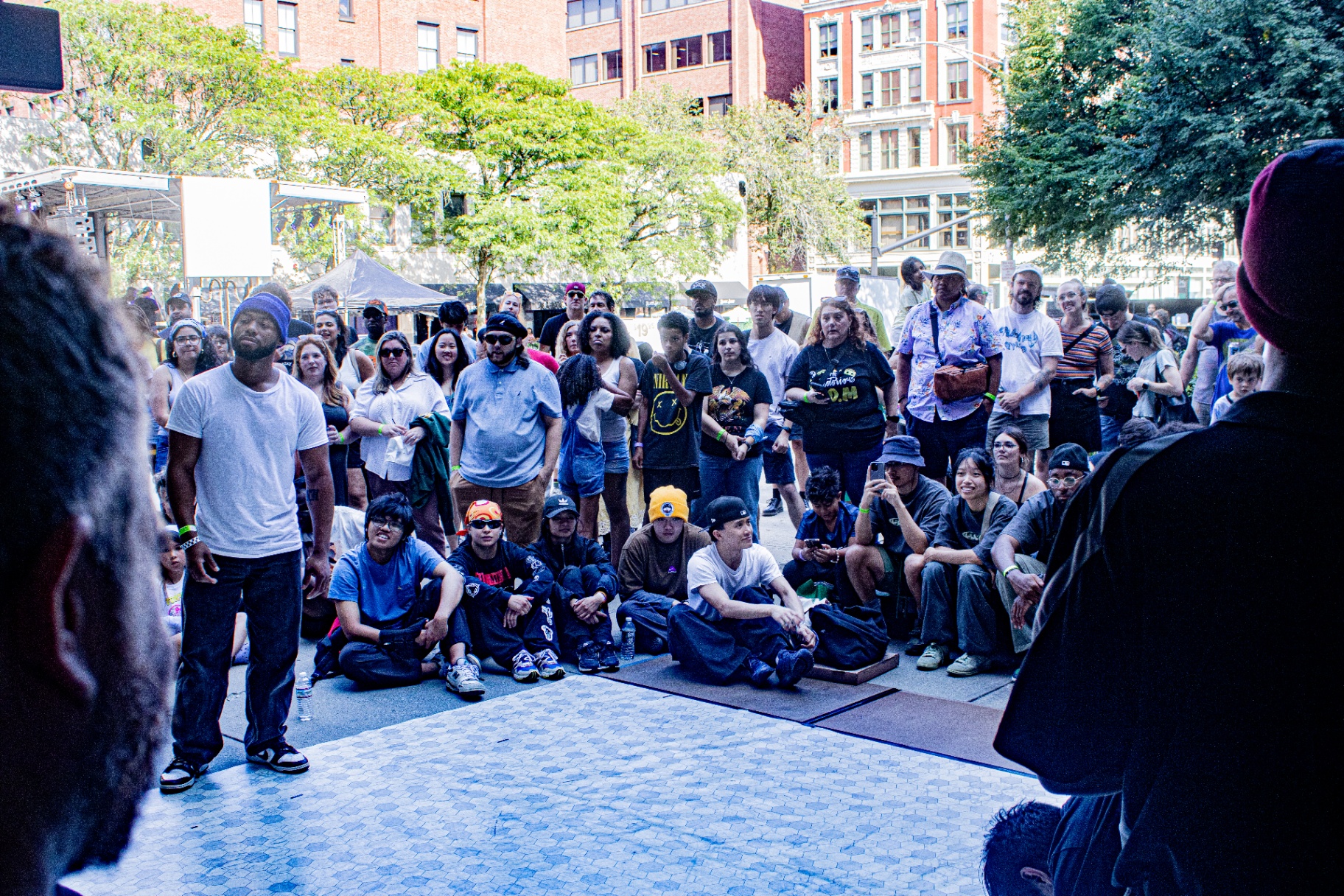 Battle moment at Foo Fest