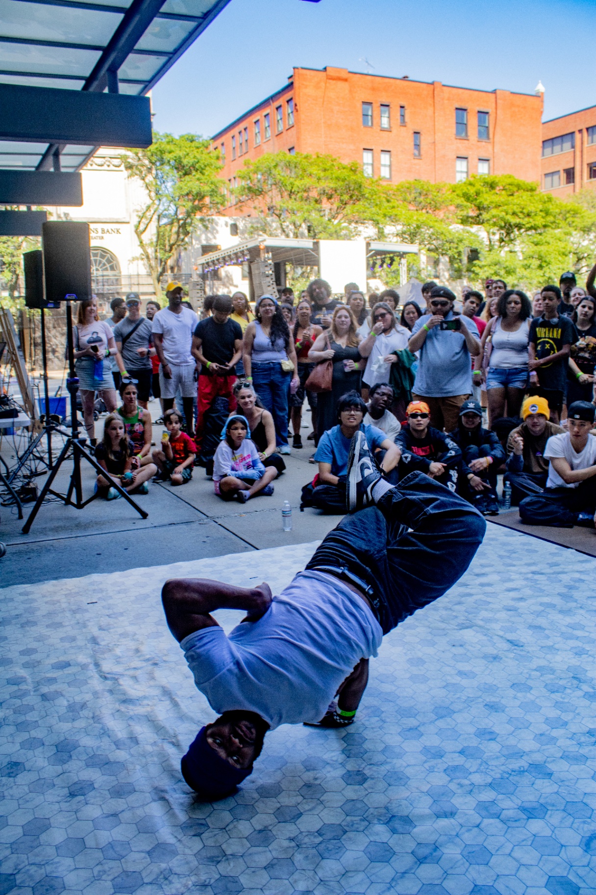 Headspin during a Cypher Pressure battle